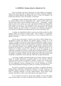 LA DEHESA: Paisaje, historia y fijación de CO2