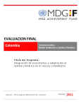 Colombia - Environment - Final Evaluation Report