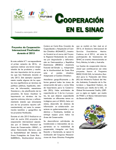 COOPERACI&Oacute;N EN EL SINAC