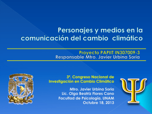 Mtro. Javier Urbina Soria Lic. Olga Beatriz Flores - pincc