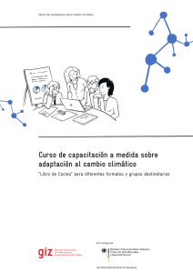 Curso de capacitaci&oacute;n a medida sobre adaptaci&oacute;n al cambio clim&aacute;tico
