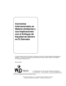 Convenios Internacionales en Materia Ambiental y sus