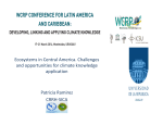Ecosystems in Central America. Challenges and