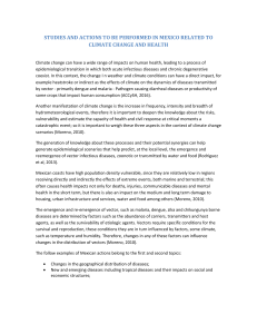 studies and actions to be performed in mexico related to