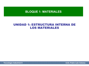 bloque 1: materiales - IES Padre Luis Coloma