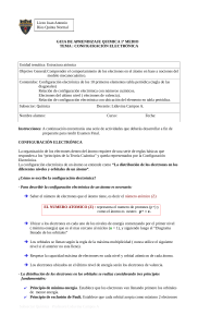 GUIA DE APRENDIZAJE QUIMICA 1º MEDIO TEMA