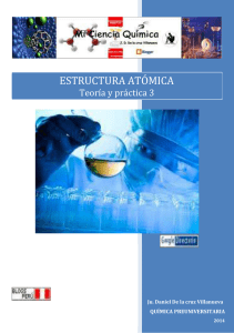 Estructura atómica - Practicas de quimica
