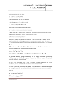 DISTRIBUCIÓN ELECTRÓNICA Y TABLA PERIÓDICA