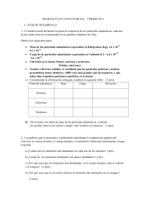 TRABAJO EVALUATIVO PARCIAL: 1ºMEDIO 2011 I.