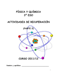 física y química 3º eso actividades de recuperación curso 2011/12