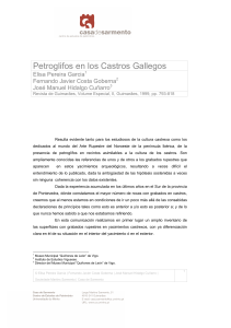 Petroglifos en los Castros Gallegos