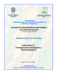 Descargue Informe de Geologia. - Servicio Geológico Colombiano
