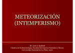 Meteorización [Intemperismo]