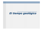 El tiempo geológico