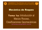 macizo rocoso - Universitat Politècnica de Catalunya