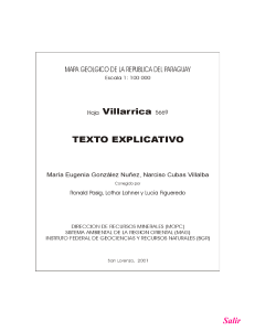 Hoja Villarrica 5669, Texto Explicativo
