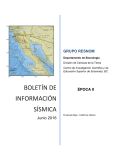 Boletin Junio 2016 - Red Sísmica del Noroeste de México (RESNOM)