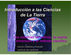 Introducción a las Ciencias de La Tierra