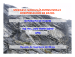unidad 2. geología estructural e interpretación de datos
