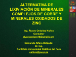 alternativa de lixiviación de minerales complejos de cobre y