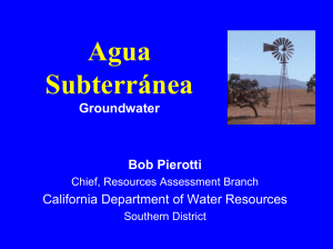 Agua Subterránea
