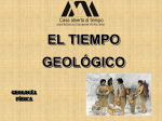 EL TIEMPO GEOLOGICO