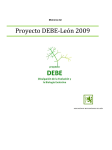 Proyecto DEBE-León 2009