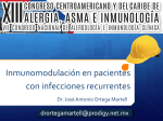 Inmunomodulación en pacientes con infecciones recurrentes