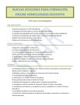 nuevas ediciones para formación online homologada docentes