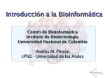 Introduccion a la bioinfo. - Centro de Bioinformática del Instituto de