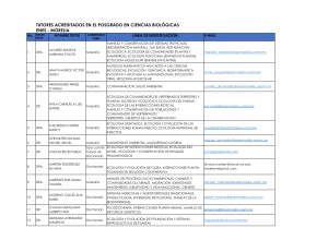 Lista de tutores acreditados - ENES Unidad Morelia