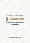Formación de Instructores Certificación Internacional Proceso 2014