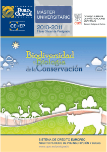 Biodiversidad y Biología de la Conservación