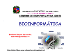 BIOINFORMÁTICA - Centro de Bioinformática del Instituto de