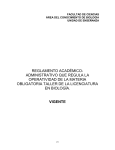 Reglamento - Biologia, Facultad de Ciencias, UNAM