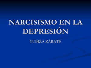 narcisismo en la depresión