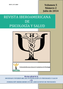 105-118 - revista iberoamericana de psicología y salud