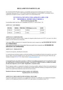 Reglamento Vilafranca 2016