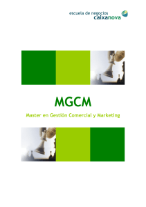 Master en Gestión Comercial y Marketing