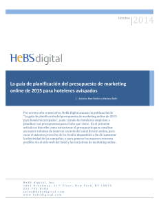 La guía de planificación del presupuesto de marketing online de