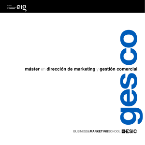 máster en dirección de marketing y gestión comercial
