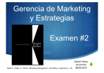 Estrategias de Marketing Examen #2 Daniel Yánez