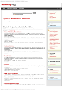 AGENCIAS DE PUBLICIDAD EN MÉXICO | DIRECTORIO DE