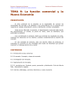 TEMA 9: La función comercial y la Nueva Economía