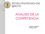 ANALISIS DE LA COMPETENCIA