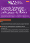Curso de Formación Profesional de Agente de Propaganda Médica