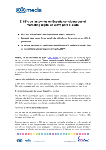 El 88% de las pymes en España considera el