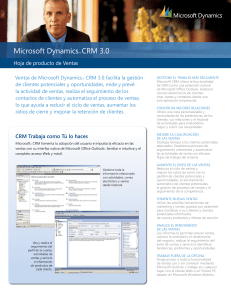 Microsoft DynamicsTM CRM 3.0