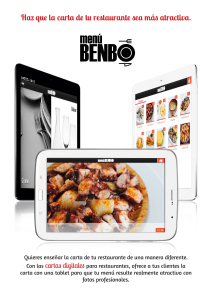 Haz que la carta de tu restaurante sea más atractiva.