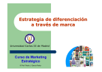 TEMA 10: Estrategia de diferenciación a través de marca